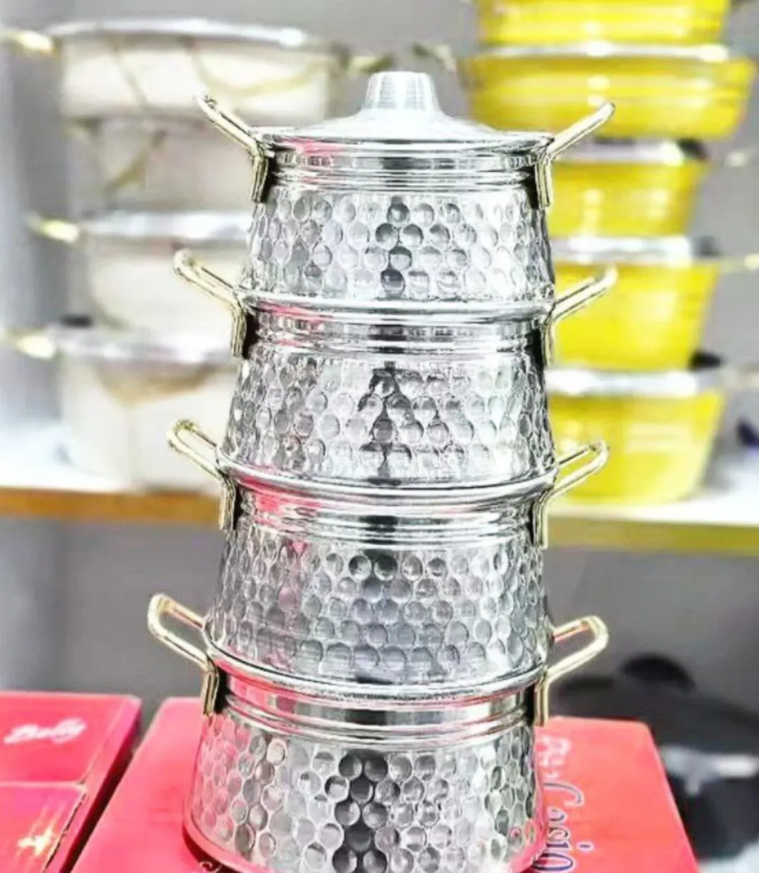 دیگچه چکشی روحی ۴عددی